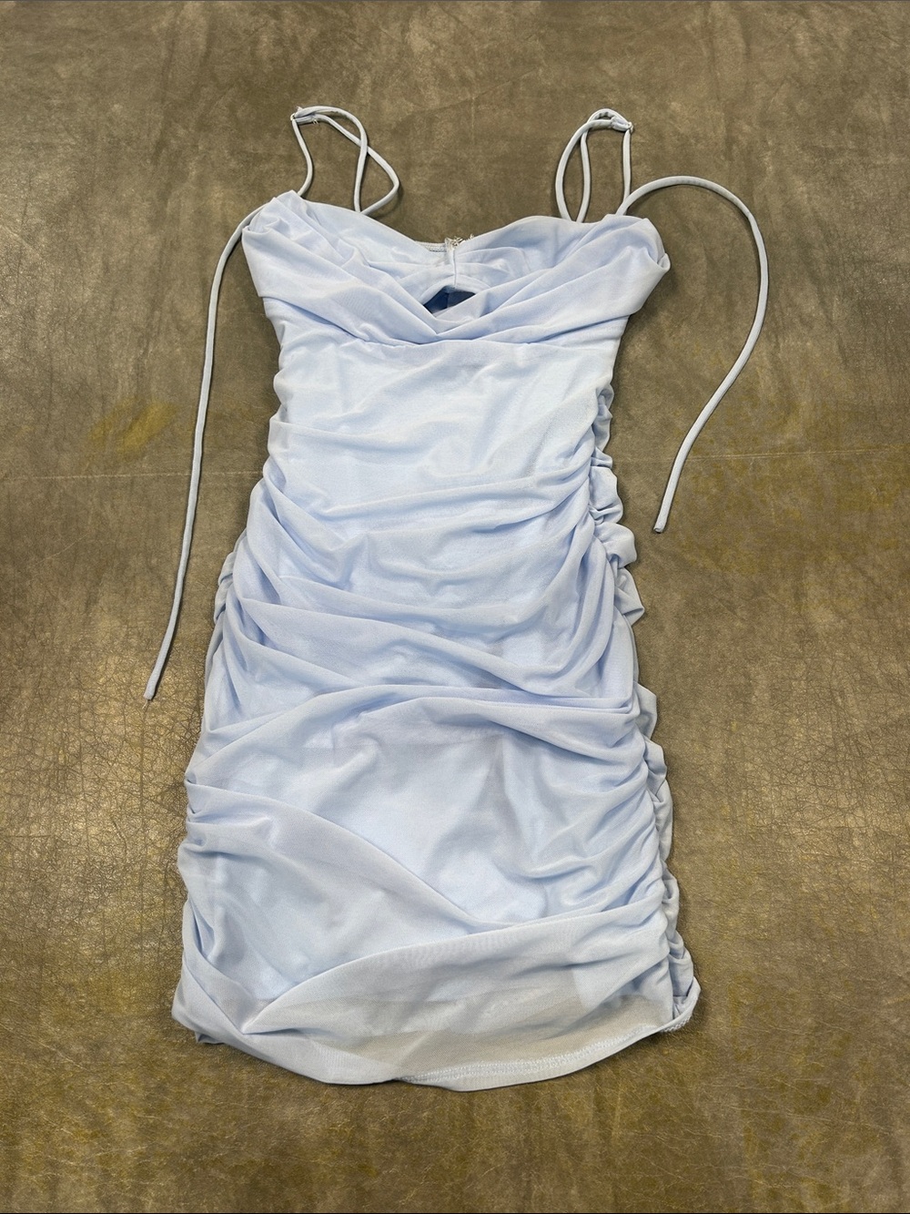 Windsor Pastel Blue Mesh Dress